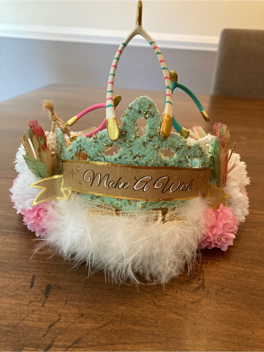 GLITTERVILLE ANTHROPOLOGIE MAKE A WISH BIRTHDAY TIARA